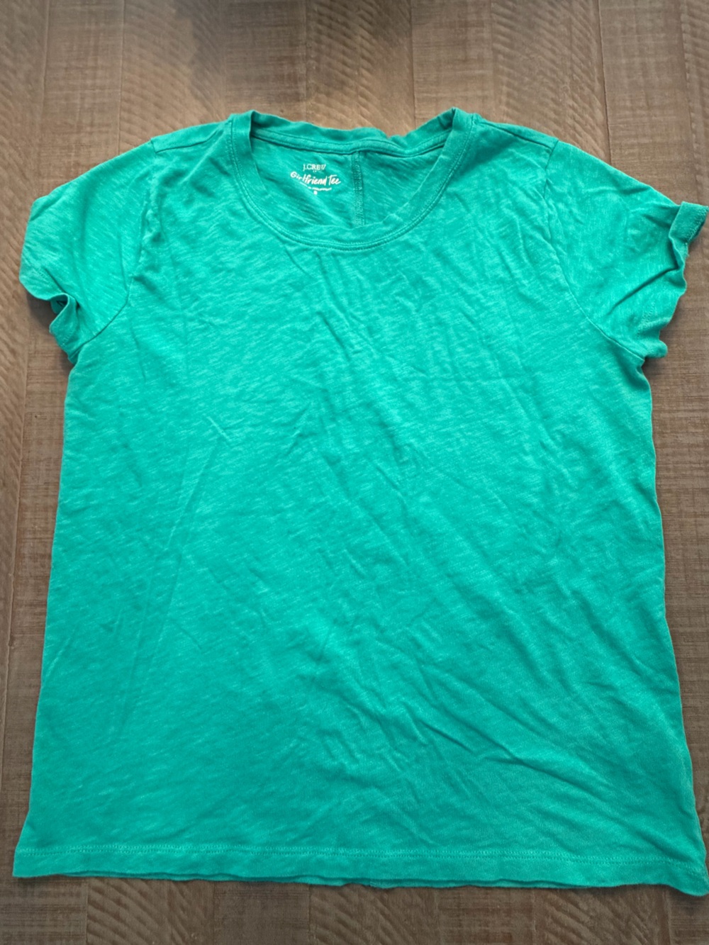J. Crew Short Sleeve Crewneck Tee in Teal